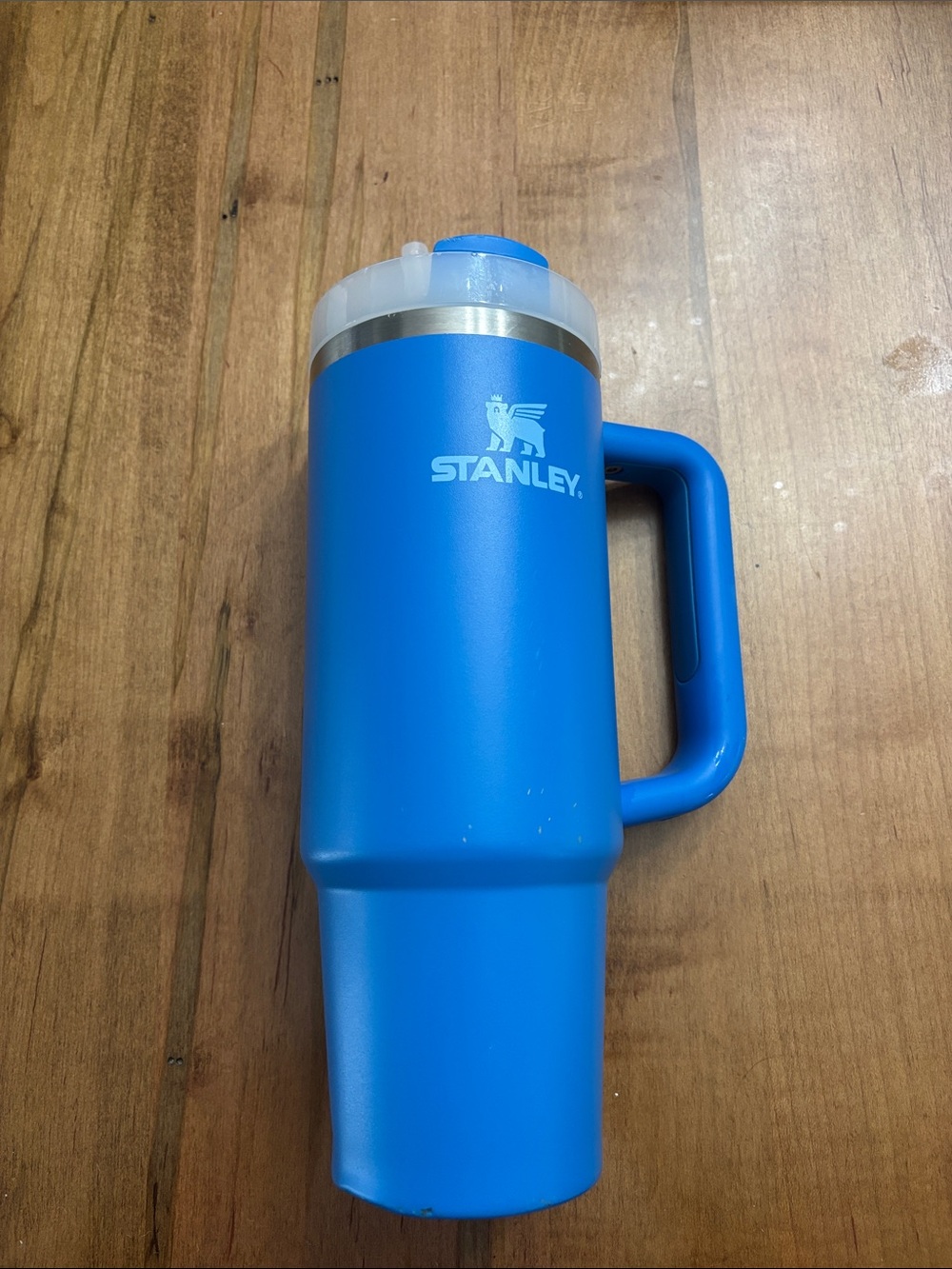 Stanley Bright Blue Travel Tumbler with Handle